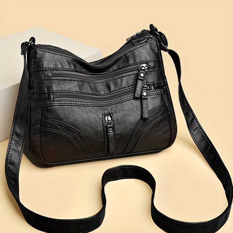 Brendiena - Borsa Casual Vintage in Pelle