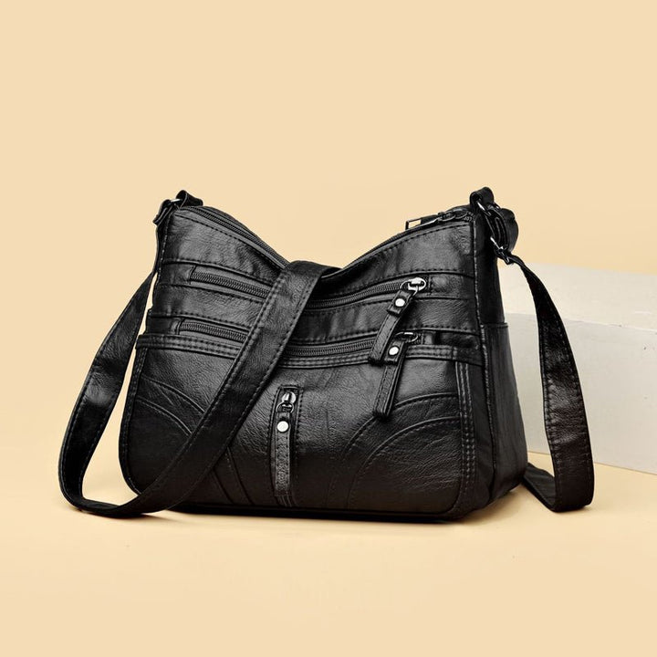Brendiena - Borsa Casual Vintage in Pelle