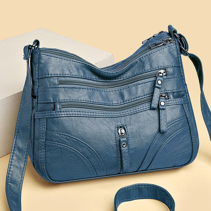 Brendiena - Borsa Casual Vintage in Pelle