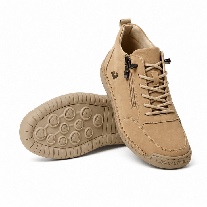 Kanning - Sneakers con lacci e cerniera laterale