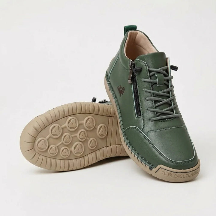 Kanning - Sneakers con lacci e cerniera laterale