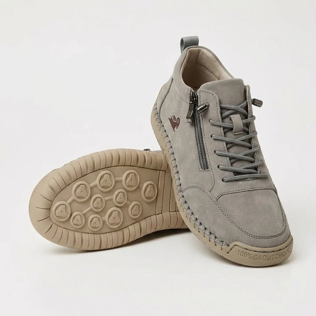 Kanning - Sneakers con lacci e cerniera laterale