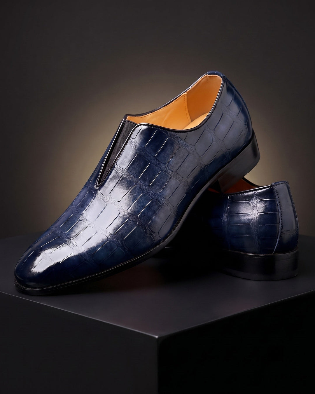 Amphon - Mocassini Con Effetto Coccodrillo e Calzata slip-on