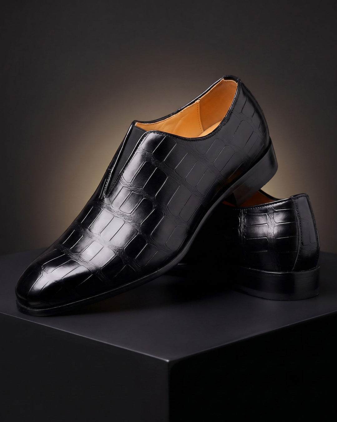 Amphon - Mocassini Con Effetto Coccodrillo e Calzata slip-on