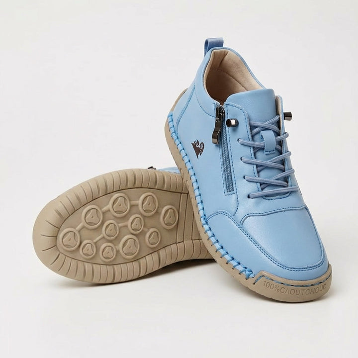 Schreiner - Scarpa da Ginnastica Con Lacci e Cerniera Laterale Con Cuciture a Contrasto