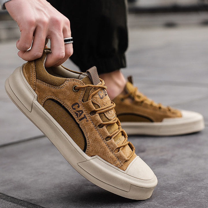 Atherton - Scarpe da Ginnastica Casual in Pelle Scamosciata Con Lacci
