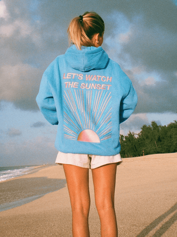 Norvile - Felpa Con Cappuccio Sunset Alla Moda