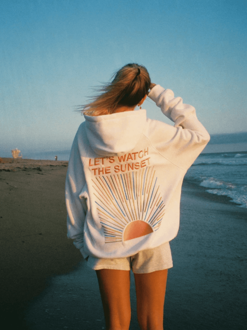 Norvile - Felpa Con Cappuccio Sunset Alla Moda