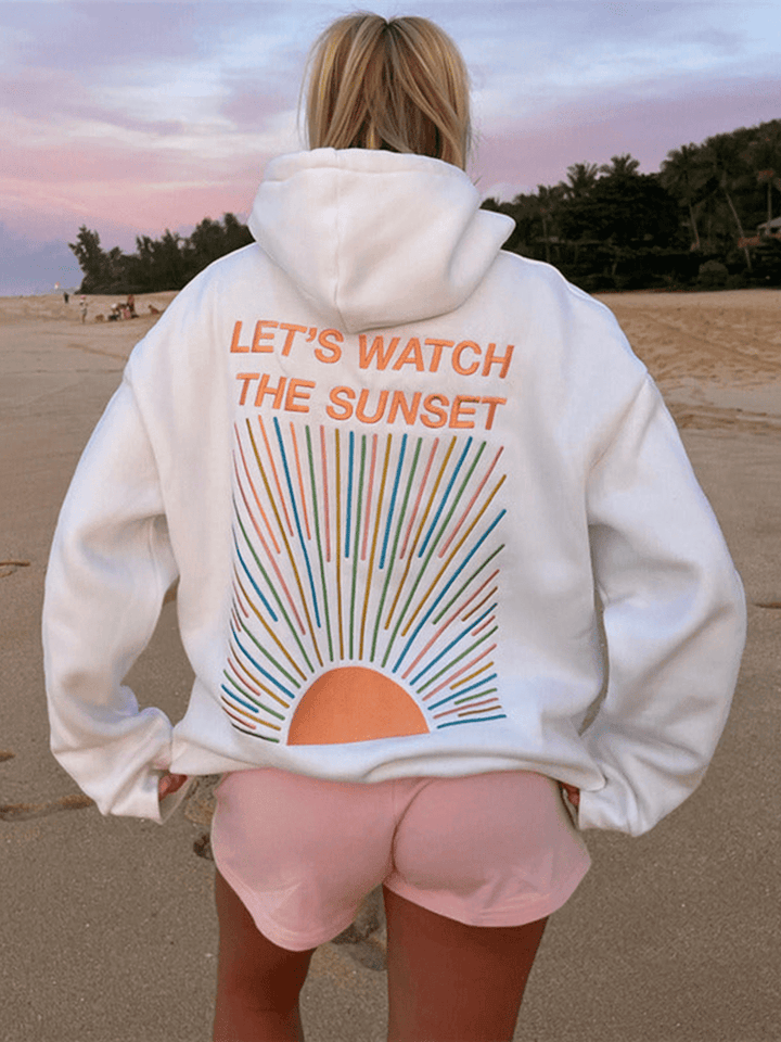 Norvile - Felpa Con Cappuccio Sunset Alla Moda