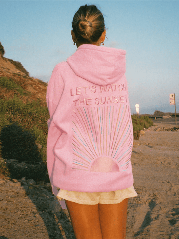 Norvile - Felpa Con Cappuccio Sunset Alla Moda