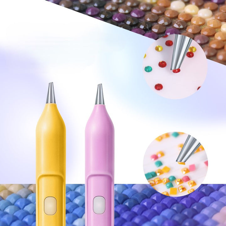 DazzleDot - Penna Diamantata Elettrica per Pittura 6 Colori