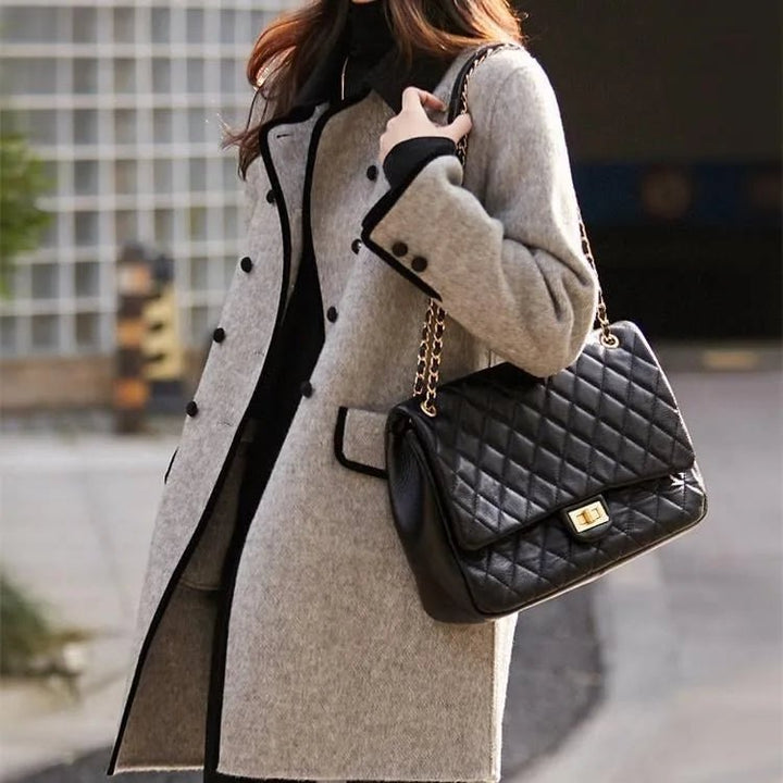 Giullia - Elegante Cappotto Lungo In Lana