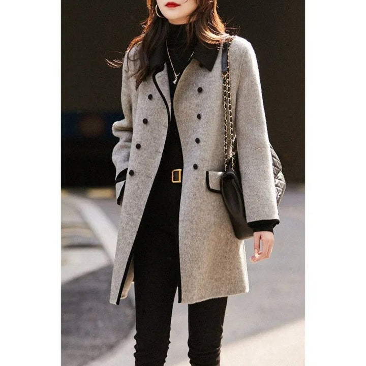 Giullia - Elegante Cappotto Lungo In Lana