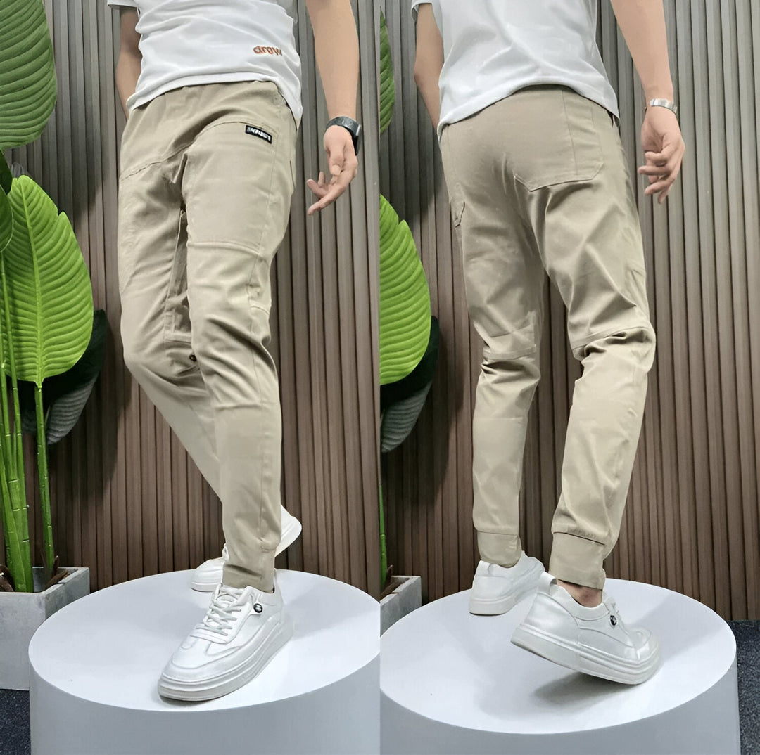 Tiedemann - Pantaloni Cargo Premium Elasticizzati 1+1 Libero