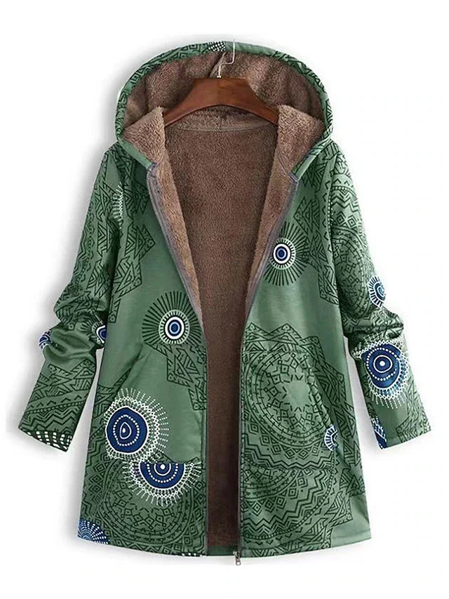 Aerilyn - Parka Caldo e Morbido Con Tasche
