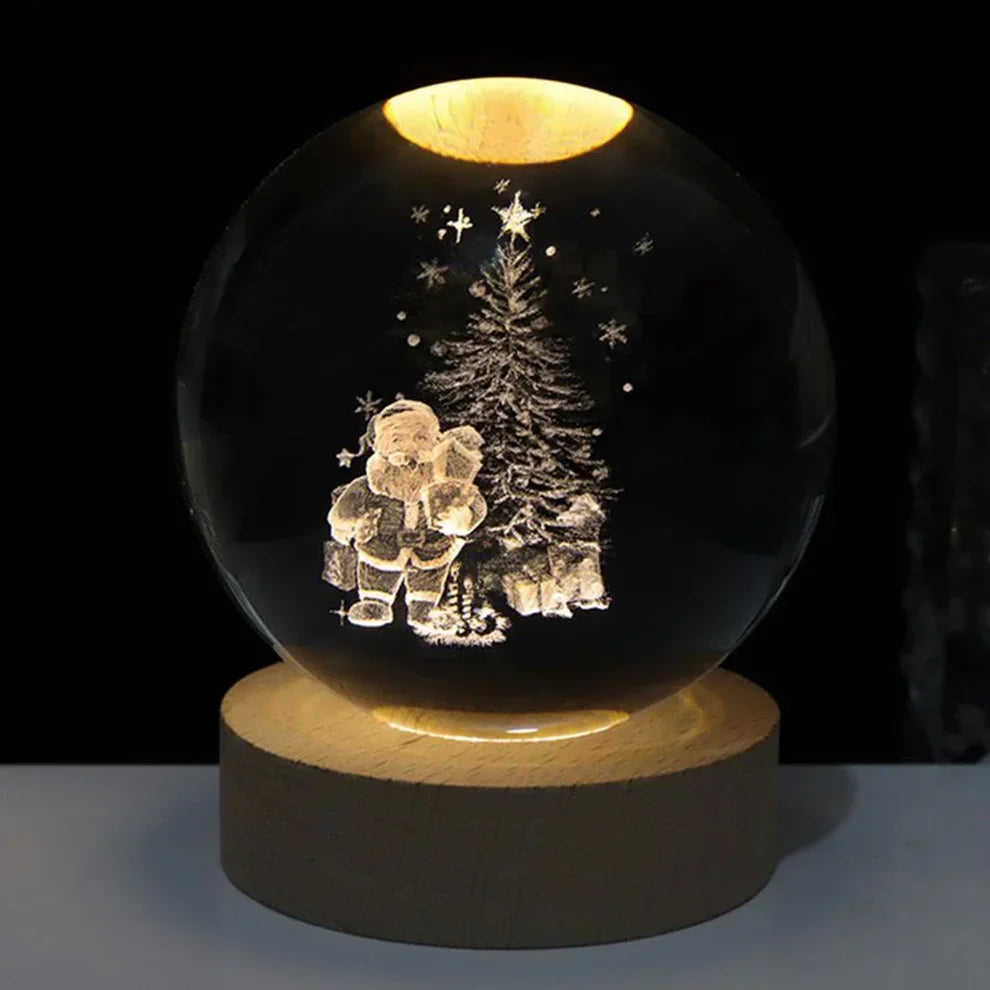 Glow Sphere – Lampada A Sfera Di Cristallo Luminosa