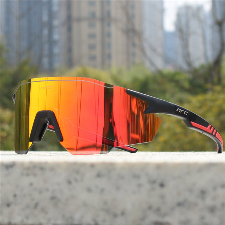 FlashLens -  Occhiali Da Sole Con Visiera a Specchio