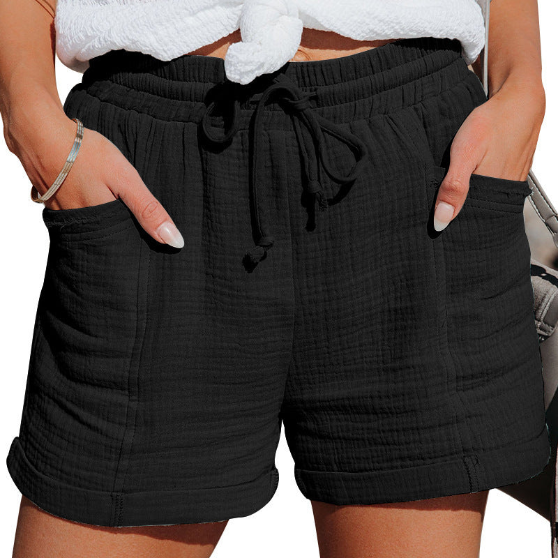 Ivanna - Pantaloncini in Lino e Cotone
