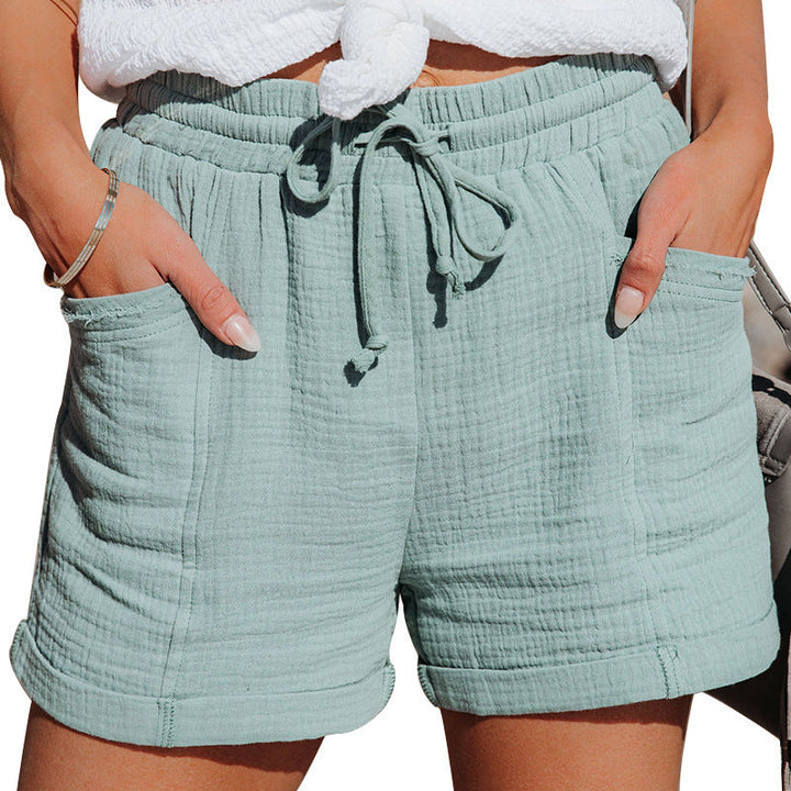 Ivanna - Pantaloncini in Lino e Cotone
