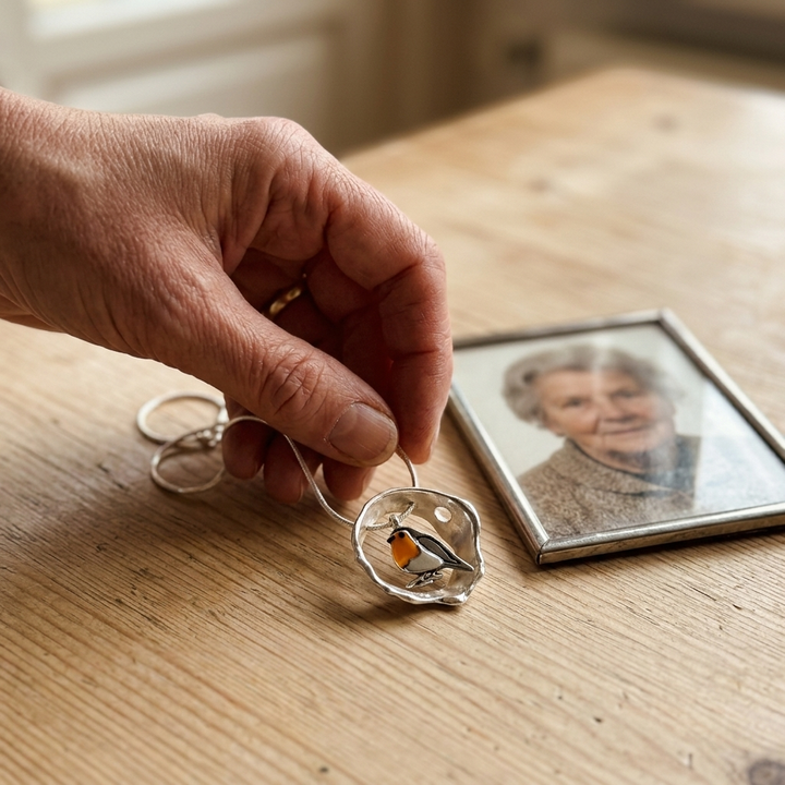 Lien -  Collana Con Ciondolo Robin