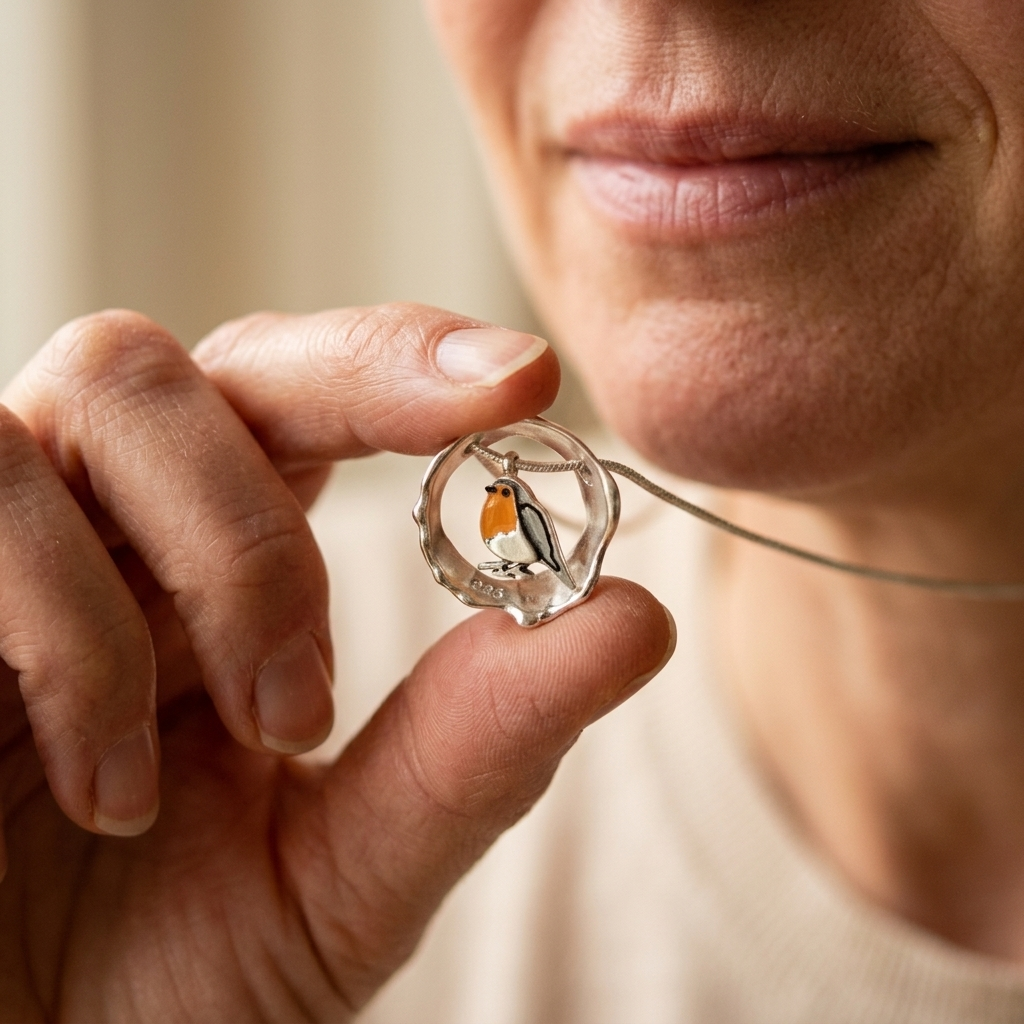 Lien -  Collana Con Ciondolo Robin