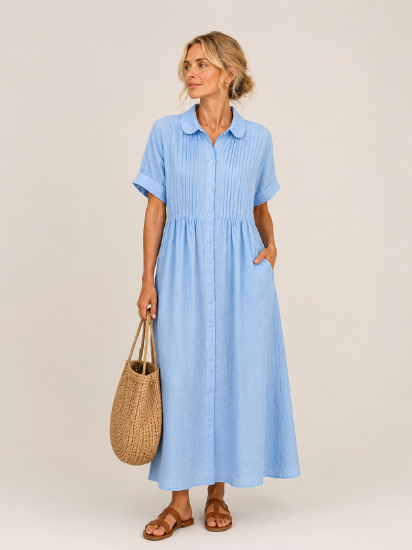 Anjali - Abito Midi Stile Camicia Estiva