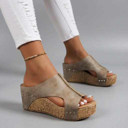 Layen - Sandali Con Zeppa