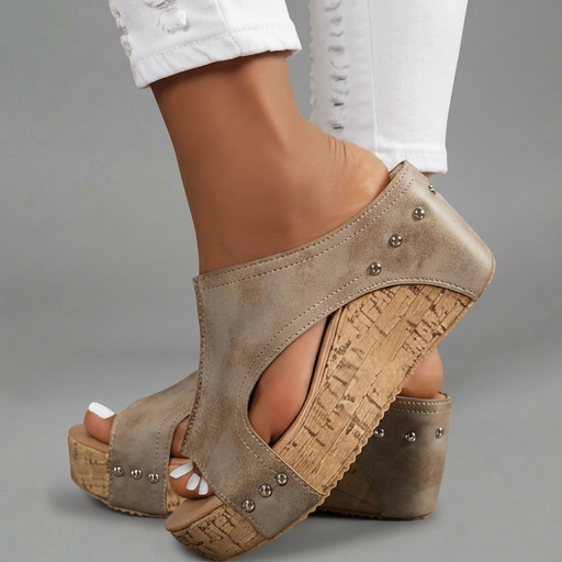 Layen - Sandali Con Zeppa