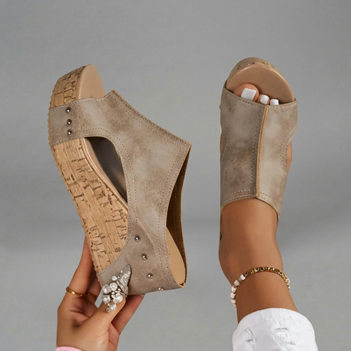 Layen - Sandali Con Zeppa