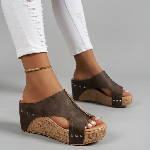 Layen - Sandali Con Zeppa