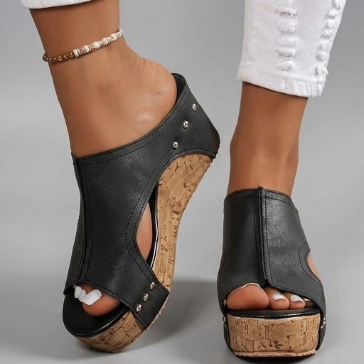 Layen - Sandali Con Zeppa