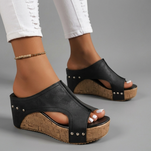 Layen - Sandali Con Zeppa