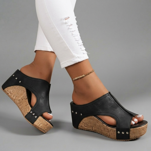 Layen - Sandali Con Zeppa