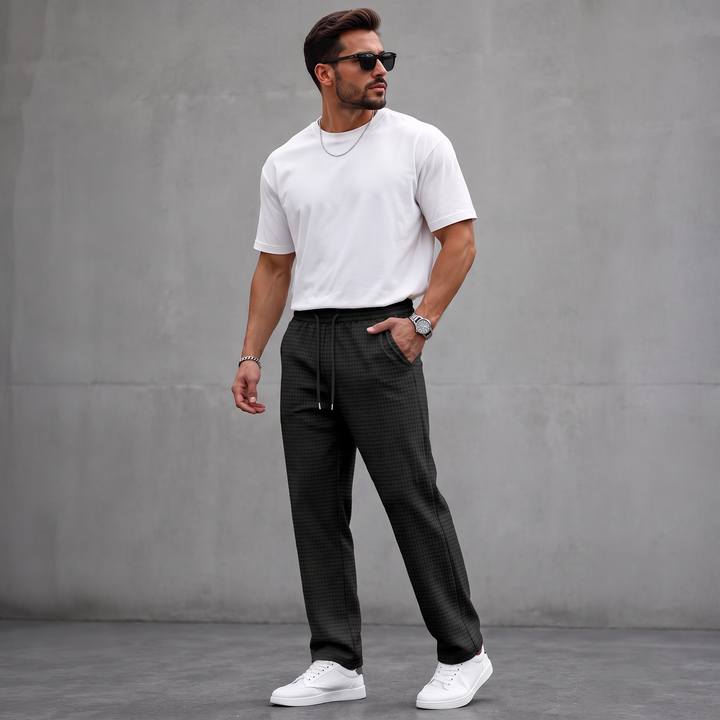 Aymeric - Pantaloni in Maglia a Nido D'ape