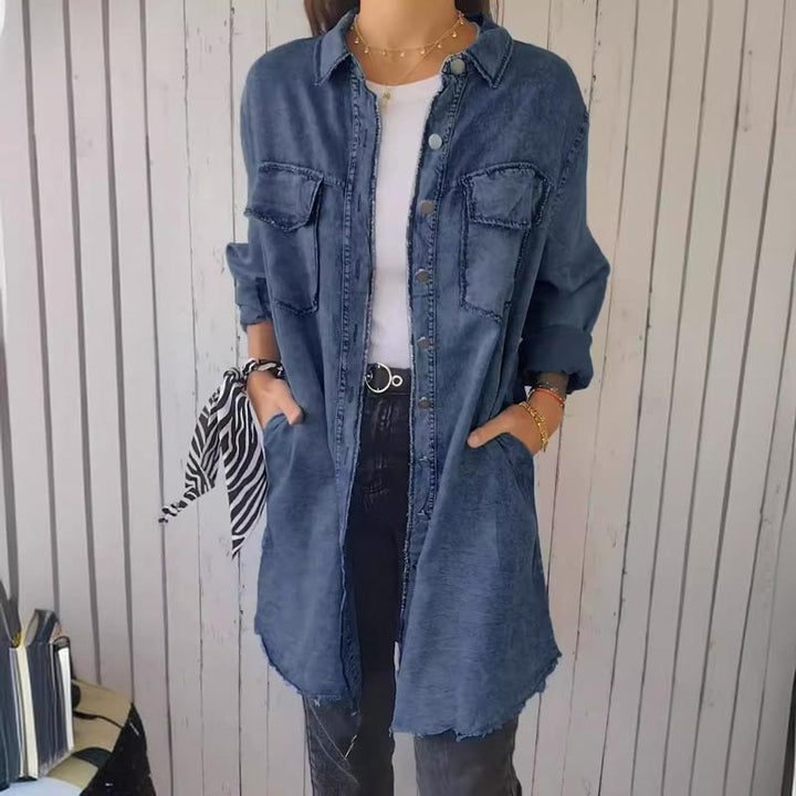 Christiane - Abito chemisier di Jeans Oversize di Tendenza