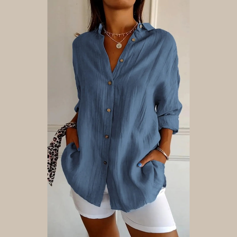 Virgie - Camicia Classica Con Risvolto Singolo