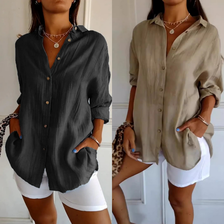 Virgie - Camicia Classica Con Risvolto Singolo