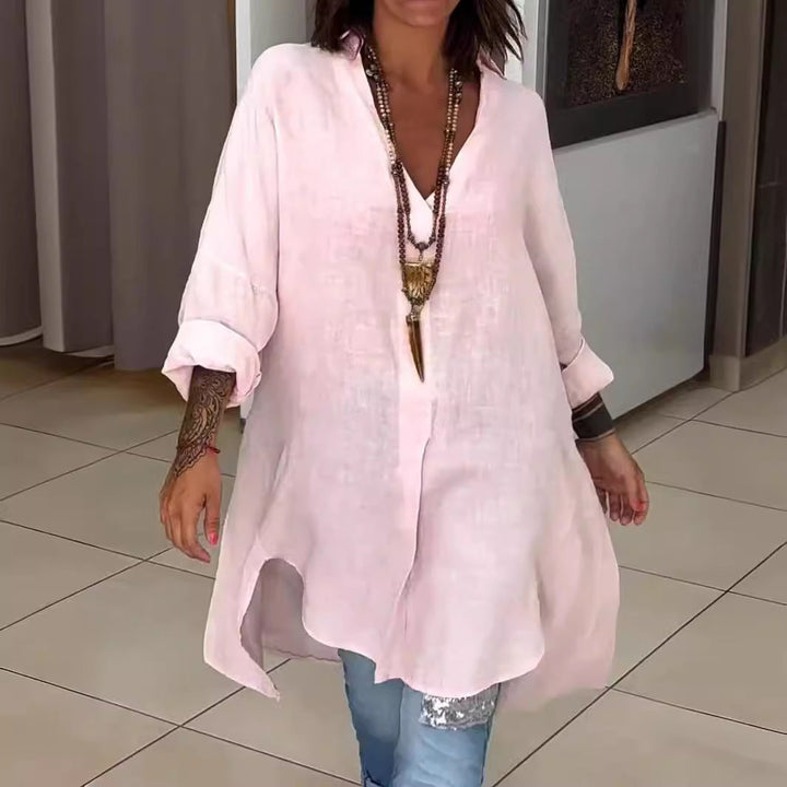 Rozalina - Camicia Elegante Con Scollo A V