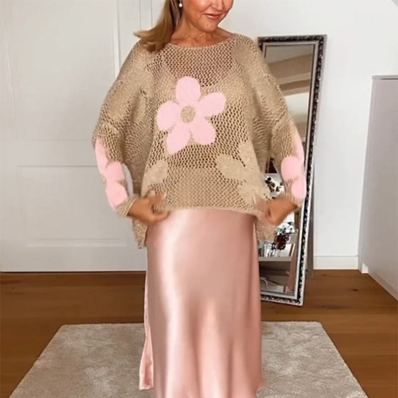 Lynja - Maglione Estivo Con Orlo a Giorno