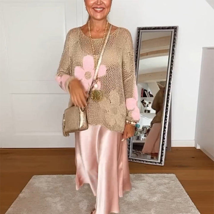 Lynja - Maglione Estivo Con Orlo a Giorno