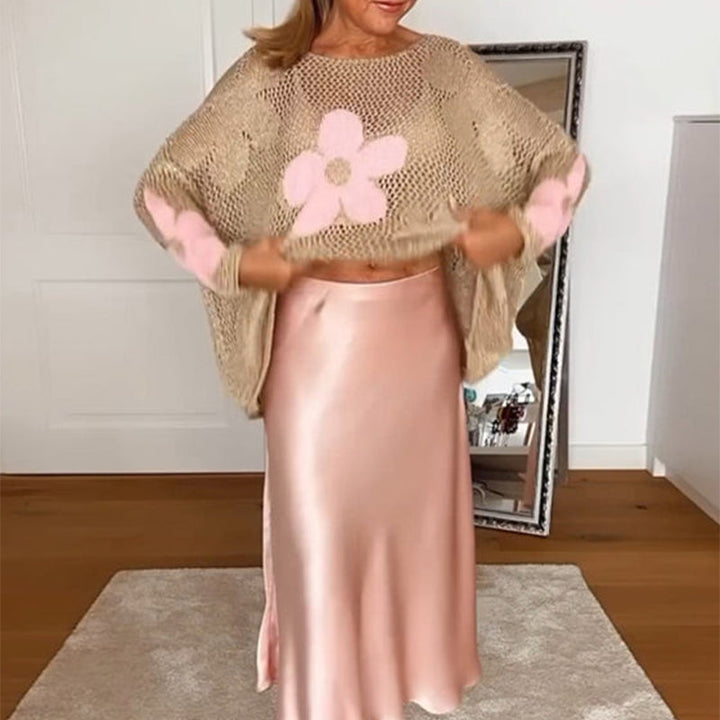 Lynja - Maglione Estivo Con Orlo a Giorno
