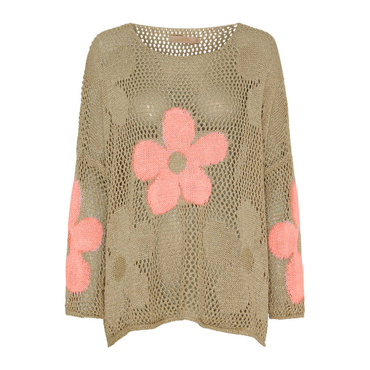 Lynja - Maglione Estivo Con Orlo a Giorno
