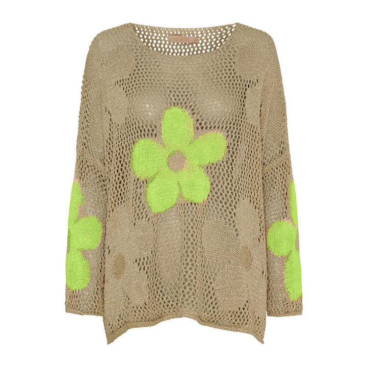 Lynja - Maglione Estivo Con Orlo a Giorno