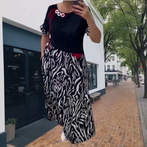 Zahara - Abito Casual In Patchwork