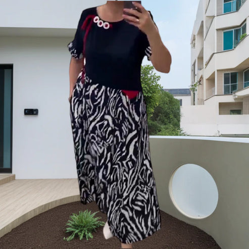 Zahara - Abito Casual In Patchwork