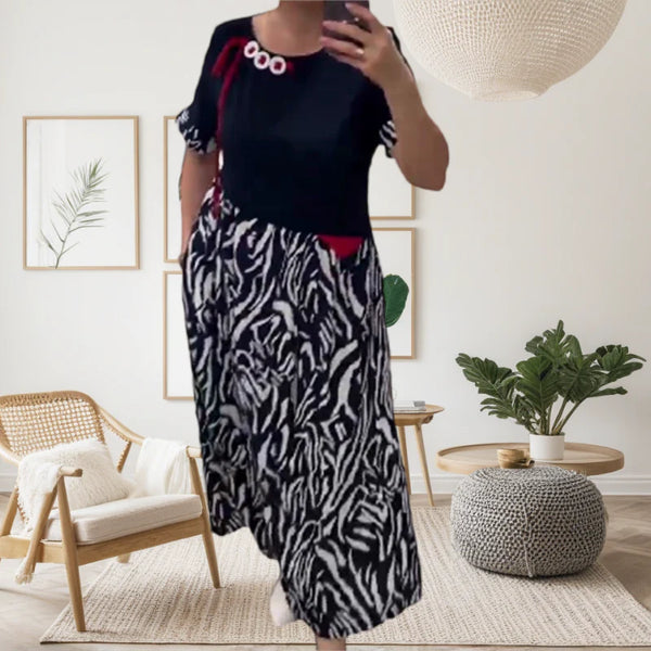 Zahara - Abito Casual In Patchwork
