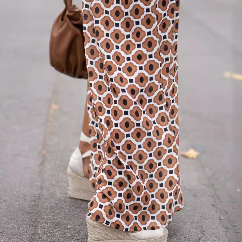 Henar - Abito Boho a Maniche Lunghe con Scollo a V