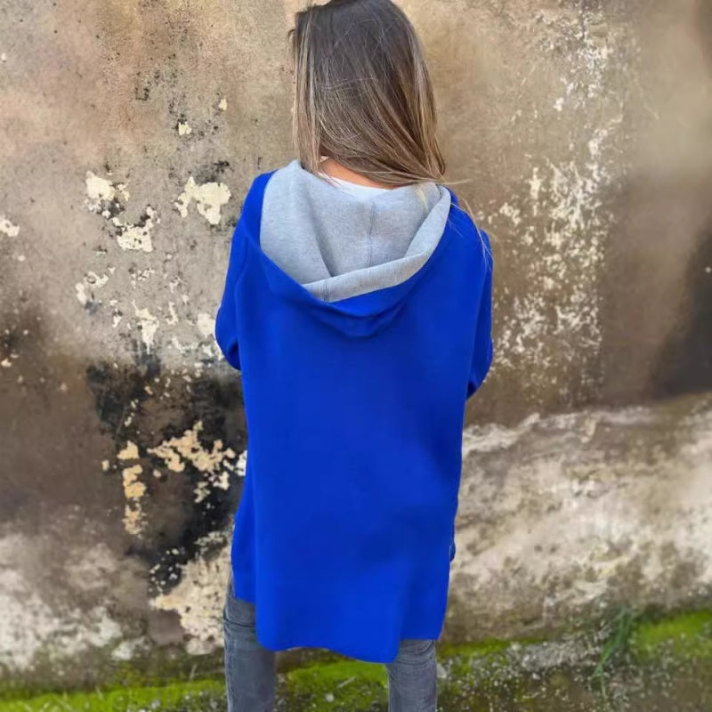 Karletta - Giacca con Cappuccio, Cerniera e Tasche