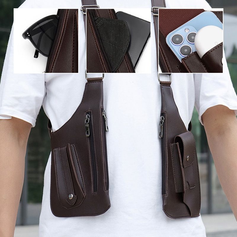 Germano - Borsa Tattica con Protezione Antifurto e Tasche Multiple