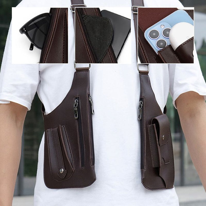 Germano - Borsa Tattica con Protezione Antifurto e Tasche Multiple